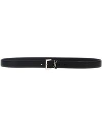 Saint Laurent - 'monogram' Belt - Lyst