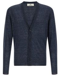 Rivvia Projects - Cardigan Lino Seta - Lyst