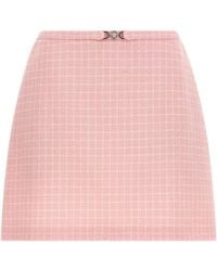 Versace - Mini Skirt With Medusa '95 Hardware - Lyst