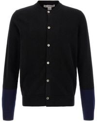 Comme des Garçons - Color-Block Wool Cardigan - Lyst