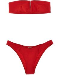 Zimmermann - 'everley V Wire Bandeau' Bikini - Lyst