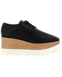 Stella McCartney - 'elyse' Lace Up Wedges - Lyst