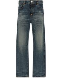 KENZO - Boke Flower Button Jeans - Lyst