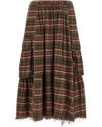 R13 - Cargo Skirt - Lyst