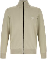 BOSS - 'kanozip_s' Cardigan - Lyst