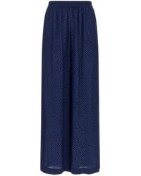 Gianluca Capannolo - Palazzo Pants With Elasticated Waistband - Lyst