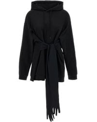 MM6 by Maison Margiela - Hoodie Dress With Gloves - Lyst