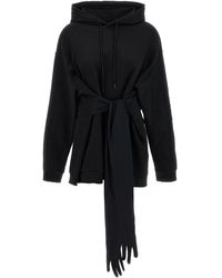 MM6 by Maison Margiela - Hoodie Dress With Gloves - Lyst