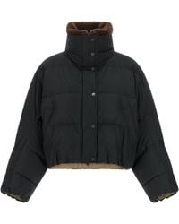 Brunello Cucinelli - Cropped Down Jacket - Lyst