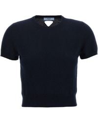 Prada - The 'Girocollo' Sweater - Lyst