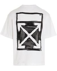 Off-White c/o Virgil Abloh Off- Negative Mark Logo T-shirt - White