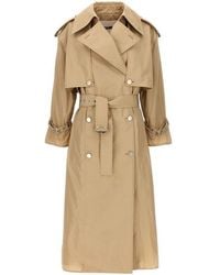 Jil Sander - Oversize Double-Breasted Trench Coat - Lyst