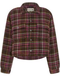 R13 - Padded Cropped Overshirt - Lyst