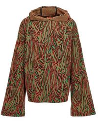 VITELLI - Maglione con cappuccio 'Flow Jacquard' - Lyst