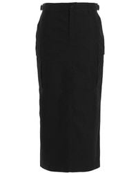 Wardrobe NYC - 'cargo' Midi Skirt - Lyst