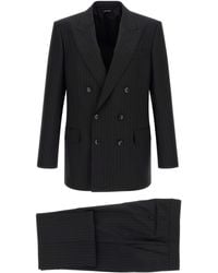 Tom Ford - Pinstriped Double-breasted Dress - Lyst