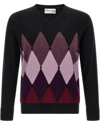 Ballantyne - Intarsia 'Classic Diamond' Sweater - Lyst