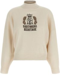 Brunello Cucinelli - Heraldic Embroidery Sweater - Lyst
