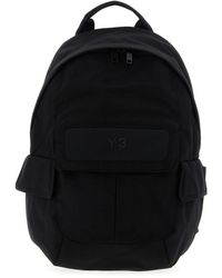 Y-3 - Small Logo Pocket Backpack - Lyst
