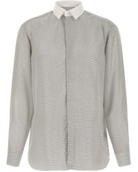 Tom Ford - Shirt With Contrast Collar - Lyst