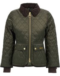 Barbour - Quilted Jacket With Corduroy Collar - Lyst
