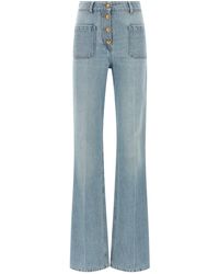 Valentino Garavani - High Waist Jeans - Lyst