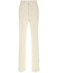 Gucci - Hose Mit Seitlichem Band - Lyst