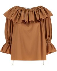 Chloé - Rüschenbluse - Lyst