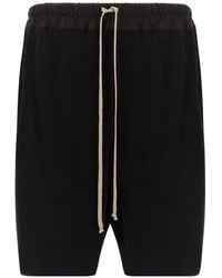 Rick Owens - Cotton Boxers With Elongated Drawstring - Lyst