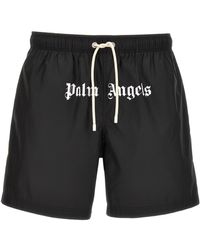 Palm Angels - 'classic Logo' Swim Shorts - Lyst