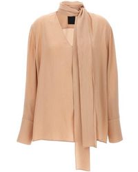 Givenchy - Pussy Bow Blouse - Lyst