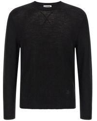 Jil Sander - Maglione Ricamo Logo - Lyst