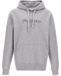 JW Anderson - J. W.Anderson Hoodie 'Logo Embroidery Hoodie' - Lyst