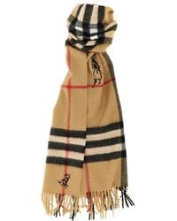 Burberry - 'check Mates' Scarf - Lyst