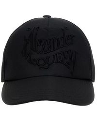 Alexander McQueen - 'warped Logo' Baseball Cap - Lyst