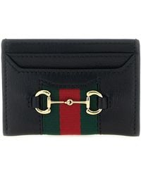 Gucci - Kartenetui "Web Horsebit " - Lyst