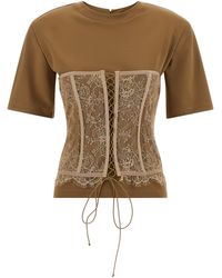 GIUSEPPE DI MORABITO - Bustier T-shirt - Lyst