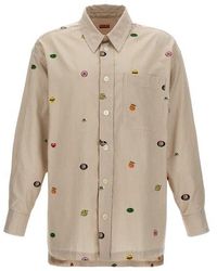 KENZO - Camicia 'Fruit Stickers' - Lyst