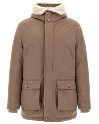 Brunello Cucinelli - Piumino Flanella - Lyst