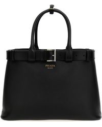 Prada - ' Buckle' Large Handbag - Lyst