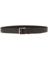 ZERBINI CLAUDIO - 3.5 Cm Calf Leather Belt - Lyst