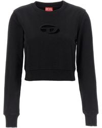 DIESEL - F Slimmy Cropped Sweatshirt - Lyst