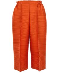 Pleats Please Issey Miyake - 'thicker Bounce' Pants - Lyst