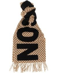 JW Anderson - J. W.Anderson Herringbone Logo Scarf - Lyst
