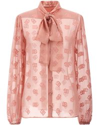 Dolce & Gabbana - Hemd Mit Logo - Lyst