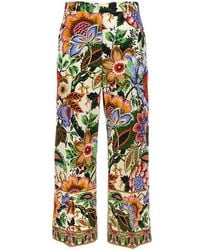 Etro - Floral Culotte Pants - Lyst
