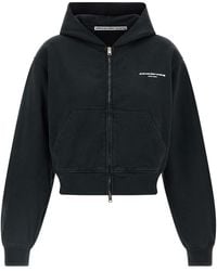 Alexander Wang - 'zip-up Hoodie' Sweatshirt - Lyst