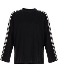 Y-3 - ' Long Sleeve Tee 3-stripes' T-shirt - Lyst