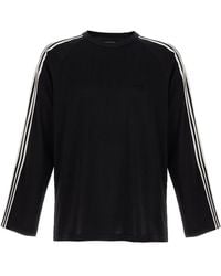Y-3 - ' Long Sleeve Tee 3-stripes' T-shirt - Lyst