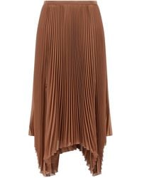 Valentino Garavani - Light Georgette Skirt - Lyst
